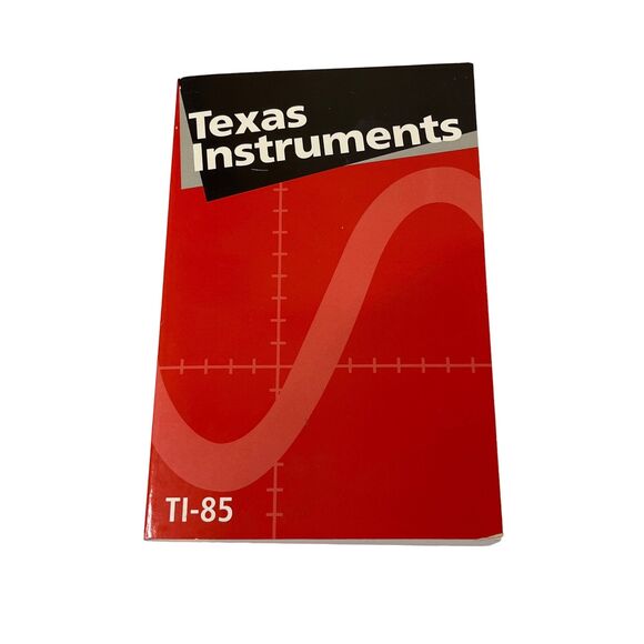 Texas Instruments TI-85 Graphing Calculator Guidebook Paperback User Manual - Picture 1 of 10